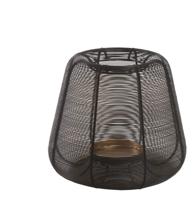 PTMD windlicht jaden s zwart 25 cm | 2 stuks - thumbnail