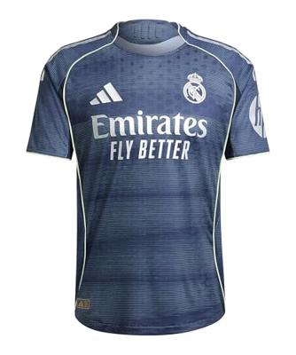 adidas Real Madrid Uitshirt Authentic 2025-2026 adidas Real Madrid Uitshirt Authentic 2025-2026