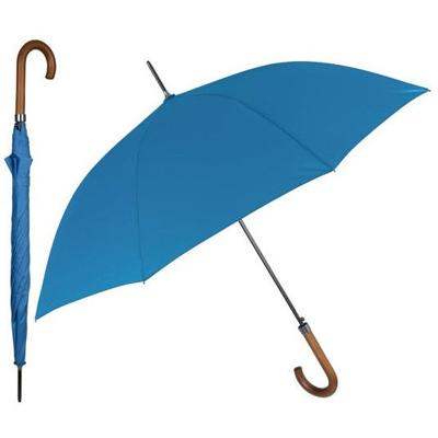 Perletti paraplu automatisch 65 x 103 cm polyester/hout blauw Perletti paraplu automatisch 65 x 103 cm polyester/hout blauw