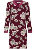 Pastunette Premium viscose dames nachthemd - Burgundy - Luxe nachtjapon - thumbnail