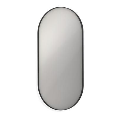 Spiegel INK SP20 Ovaal In Stalen Kader 60 x 4 x 120 cm Mat Zwart