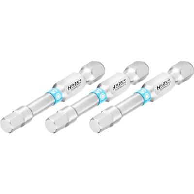 HAZET Bit 2204NSLG-5/3 · 1/4 inch (6,3 mm) zeskant massief · Binnen-zeskant-profiel · 3-delig · SW 5 mm HAZET Bit 2204NSLG-5/3 · 1/4 inch (6,3 mm) zeskant massief · Binnen-zeskant-profiel · 3-delig · SW 5 mm