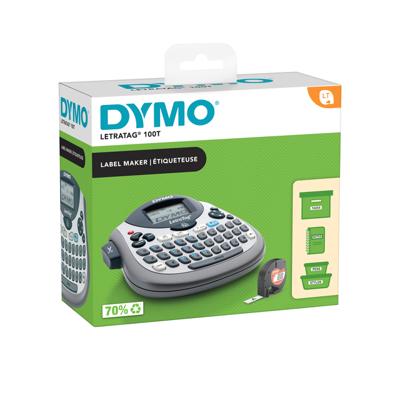 Dymo beletteringsysteem LetraTag LT-100T, inclusief 1 LT-tape, qwerty Dymo beletteringsysteem LetraTag LT-100T, inclusief 1 LT-tape, qwerty