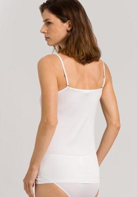 Hanro Dames Satin de Luxe spaghetti-top zwart 071063