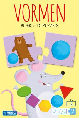 Rebo Publishers Puzzel2 - boek vormen met 10 puzzels