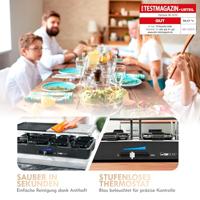 Clatronic RG 3518 Gourmetstel 8 pannen Zwart - thumbnail