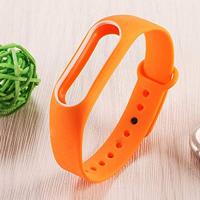 Xiaomi Mi band 2 DUO COLOR bandje voor CA0600B - Oranje - thumbnail