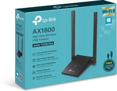 TP-LINK Archer TX20U Plus AX1800 Enkel WiFi-accesspoint 2.4 GHz, 5 GHz