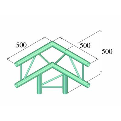 ALUTRUSS BILOCK BQ2-PAL31V 3-way Corner 90Â°