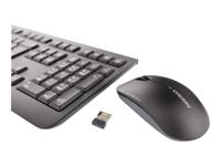 CHERRY DW 3000 toetsenbord Inclusief muis Universeel RF Draadloos AZERTY Belgisch Zwart - thumbnail