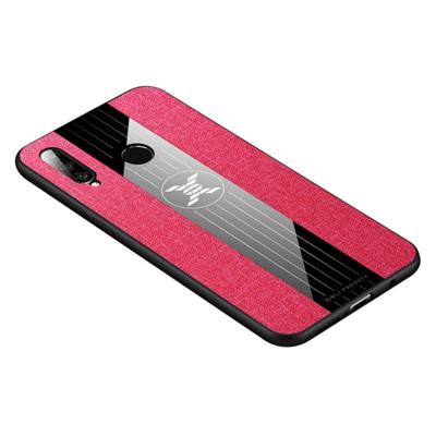 Voor Huawei P30 Lite XINLI stiksels doek Textue schokbestendig TPU beschermhoes (rood) Voor Huawei P30 Lite XINLI stiksels doek Textue schokbestendig TPU beschermhoes (rood)