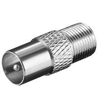 goobay Adapter F connector coaxiaal koppelstuk