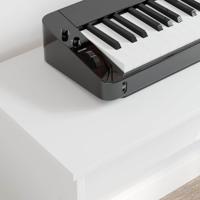 Keyboardstand Wit 100 x 32 x 64 cm Bewerkt hout - thumbnail