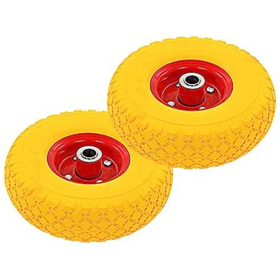 VidaXL Steekwagenwielen 4 st 3,00-4 (245x82) massief pu VidaXL Steekwagenwielen 4 st 3,00-4 (245x82) massief pu