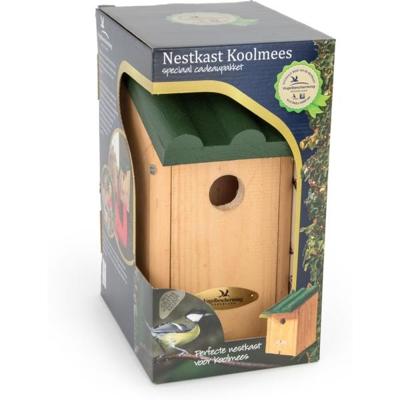 NESTKAST KOOLMEES - BOOMKLEVER - HUISMUS