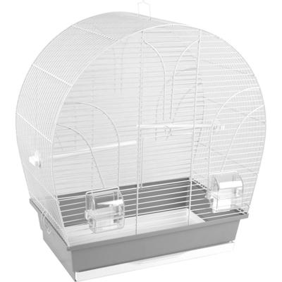 Vogelkooi Saga Grijs/Wit 51 x 28 x 55 cm Flamingo Wit Vogelkooi Saga Grijs/Wit 51 x 28 x 55 cm Flamingo Wit