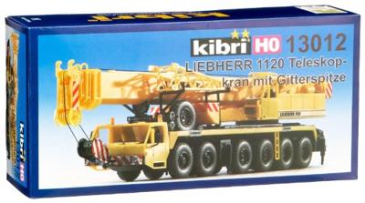 Kibri 13012 H0 Bouwvoertuig Liebherr Telescoopkraan 1120 met vakwerkpunt
