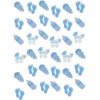 Hangdecoratie Geboorte Baby Blauw - 6 Stuks - thumbnail