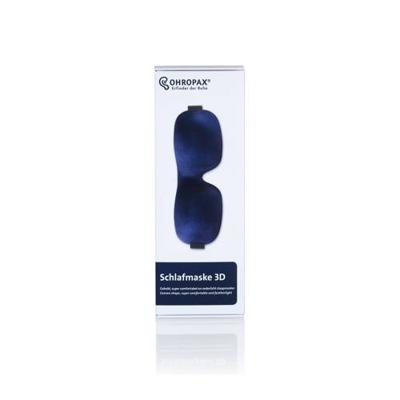 Slaapmasker blauw geweven