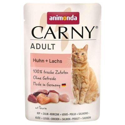 ANIMONDA Carny Adult Chicken and salmon - nat kattenvoer - 85g