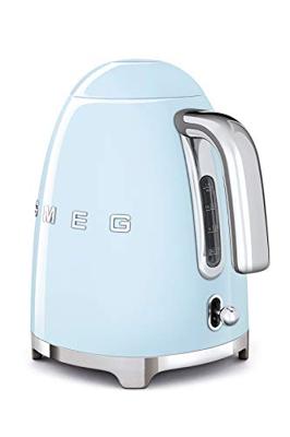 Smeg KLF03PBEU retro 50&apos;s style waterkoker, pastelblauw