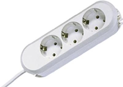 Bachmann 388271 Stekkerdoos 3-voudig Wit Randaarde stekker 1 stuk(s)