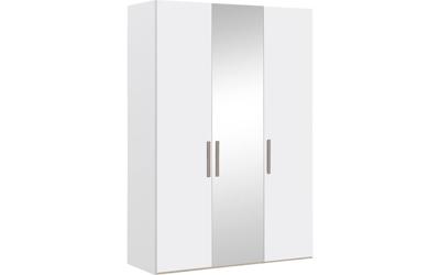 Goossens Kledingkast Easy Storage Ddk, Kledingkast 153 cm breed, 220 cm hoog, 2x draaideur en 1x spiegel draaideur midden