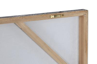 Schilderij Home ESPRIT Wit Gouden Purpurine Londen Loft 150 x 3 x 100 cm (2 Stuks)