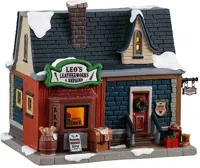 Lemax leo&apos;s leatherworks & repairs verlicht kersthuisje Vail Village 2025 - thumbnail