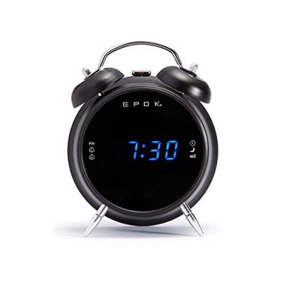 Big Ben Radiowekker (Rr90Epokn) met dubbel alarm (Black Vintage Alarm)