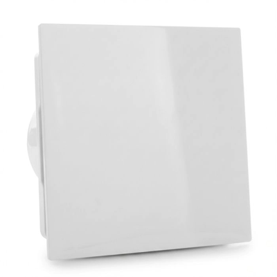 Whisper Pro-design Badkamerventilator - Ø125mm - Met Nalooptimer - Vlak Kunststof - Wit