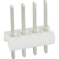 TE Connectivity 640452-4 Male header (standaard) MTA-100 Totaal aantal polen: 4 Inhoud: 1 stuk(s) - thumbnail