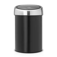 Brabantia touch bin wandafvalemmer 3 liter matt black - thumbnail