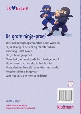 Uitgeverij Kluitman De grote ninja proef - avi-e4
