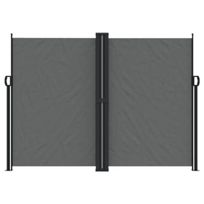 VidaXL Tuinscherm uittrekbaar 180x1200 cm antracietkleurig