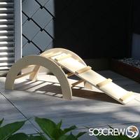 509 Crew Houten klimboog met glijbaan set - thumbnail