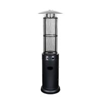 Eurom Flameheater Round 11000 Patioheater Terrasverwarmer Zwart - thumbnail