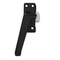 AXA 3308 Raamsluiting zwart met drukknop en nok linksdraaiend - 3308-41-38/E - thumbnail