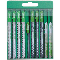 HiKOKI decoupeerzaagblad assortiment 10-delig (u) - thumbnail