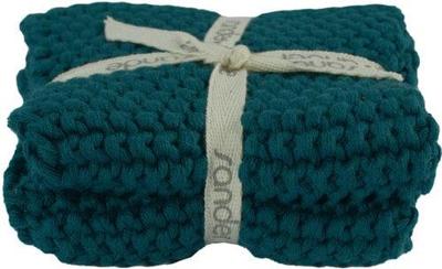 Sander Sander pannenlappen 2 stuks Allstars 22x22 Fb. 44 - Petrol