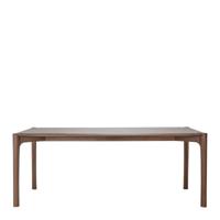 Ethnicraft Eettafel 'PI' Gevernist Teakhout, 200 x 95cm, kleur Bruin - thumbnail