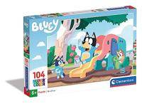 Clementoni legpuzzel bluey op de glijbaan, 104st. - thumbnail