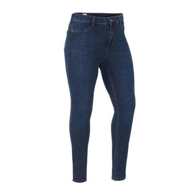 Yesta high waist skinny jeans Faya donkerblauw