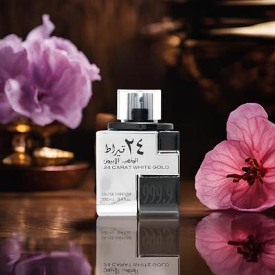 Lattafa 24 Carat White Gold Eau de Parfum Spray 100 ml Lattafa 24 Carat White Gold Eau de Parfum Spray 100 ml