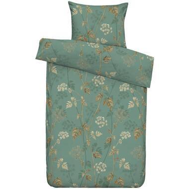 Dekbedovertrek Vera - groen - 140x220 cm - Leen Bakker