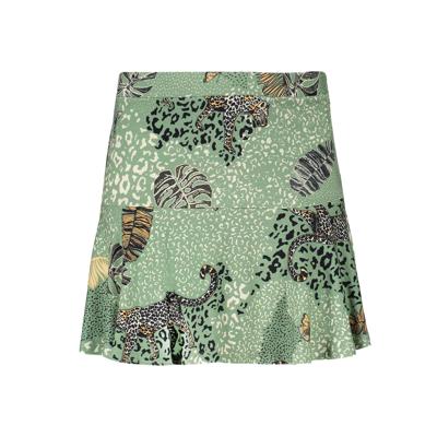 Geisha Meises broek/rok AOP - Groen luipaard
