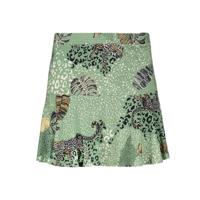 Geisha Meises broek/rok AOP - Groen luipaard - thumbnail