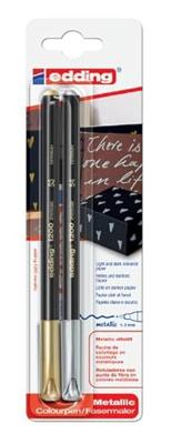 Fineliner edding 1200 f zilver en goud | 10 stuks Fineliner edding 1200 f zilver en goud | 10 stuks