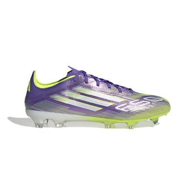 adidas F50 Pro Gras Voetbalschoenen (FG) Paars Wit Neongeel