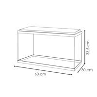 Aquarium - CIANO - 60 L - Filter - LED - Verwarming - FOAM 30PPI - CF80 - Zwart - thumbnail